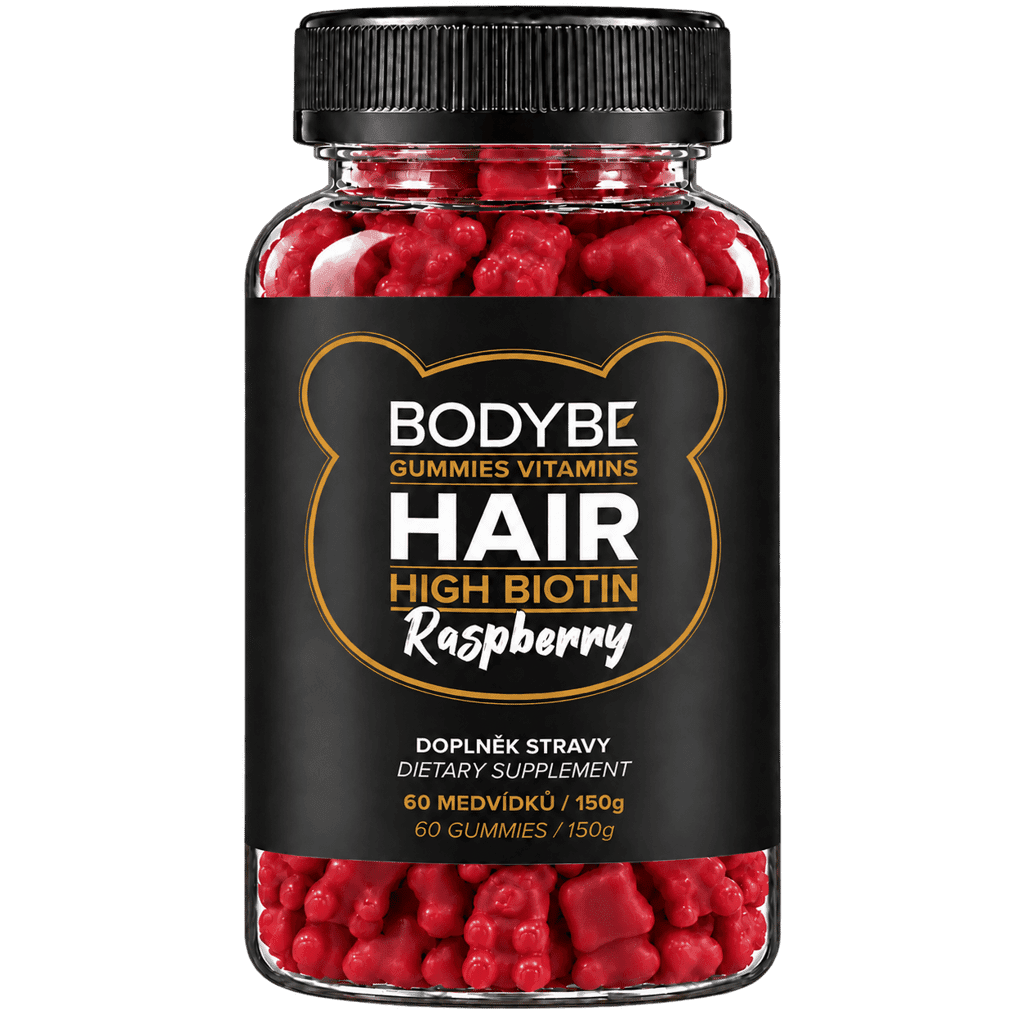 BODYBE Hair Gummies – čelní pohled